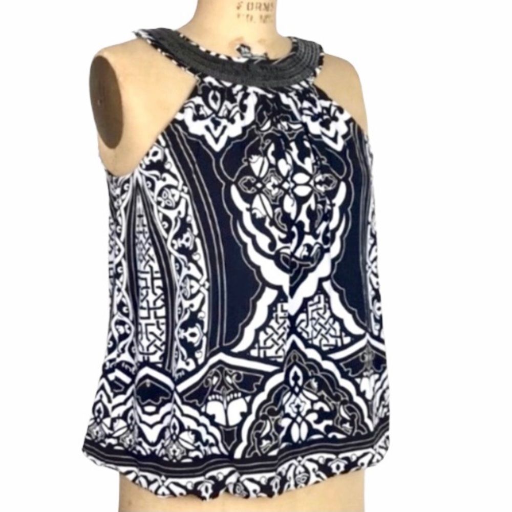 NWT Alfani Beaded Halter Top